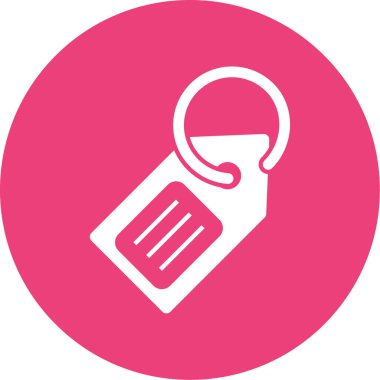 Etiket. Web simgesi basit tasarım