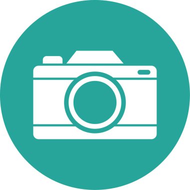 fotoğraf makinesi ikon vektör illüstrasyonu