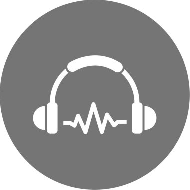 Müzik. Web simgesi basit tasarım