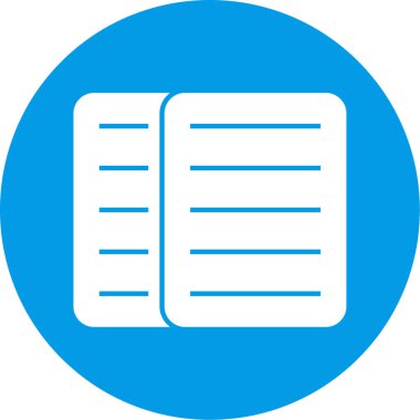 kitap simgesi vektör illüstrasyonu