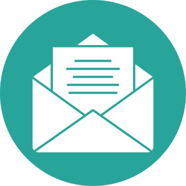 Mektup. Web simgesi basit tasarım