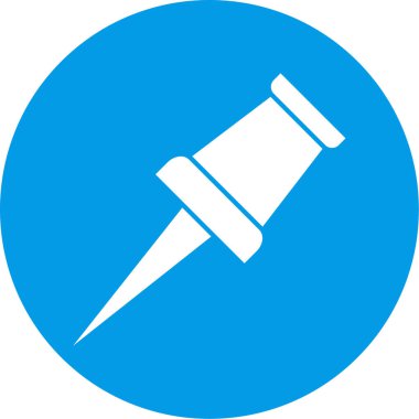 PIN simgesi. vektör çizim