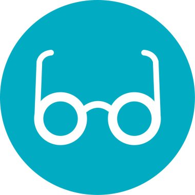 gözlük ikonu vektör illüstrasyonu