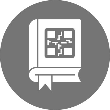 Kitap. Web simgesi basit illüstrasyon