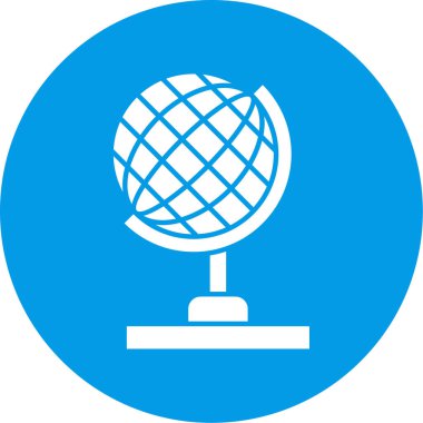 Dünya simgesinin vektör illüstrasyonu
