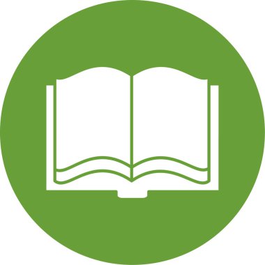 kitap simgesi, vektör illüstrasyonu