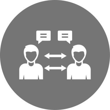 İnsan simgesinin vektör illüstrasyonu