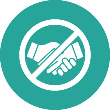 Dumansız ikonun vektör illüstrasyonu