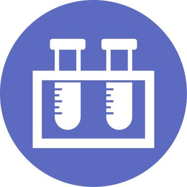 test tübü ikon vektör çizimi