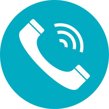 Telefon simgesi vektör illüstrasyonu