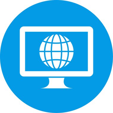 vektör lcd simgesi illüstrasyonu