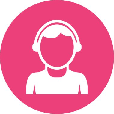 Avatar simgesi, vektör illüstrasyonu