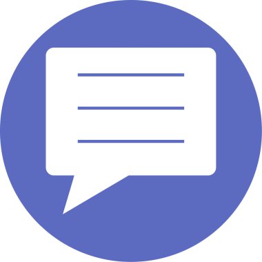 sohbet iletisinin vektör simgesi