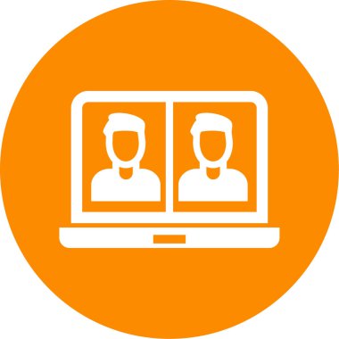 vektör iş insanları beyaz arkaplan üzerinde düz simge