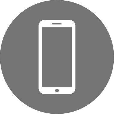 Cep telefonu simgesi, vektör illüstrasyonu