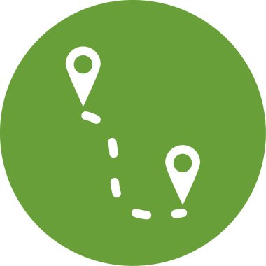 Harita iğnesi. Basit tasarım