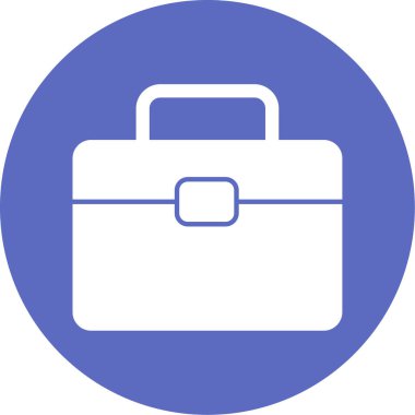 Evrak çantası simgesinin vektör illüstrasyonu