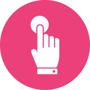 dokunmatik ekran simgesi, vektör illüstrasyonu