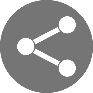 Paylaş. Web simgesi basit illüstrasyon