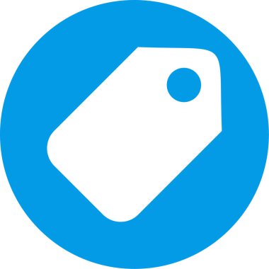 etiket simgesi vektör illüstrasyonu