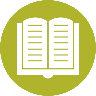 kitap simgesi vektör illüstrasyonu