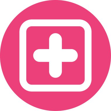 ekle. Web simgesi basit illüstrasyon