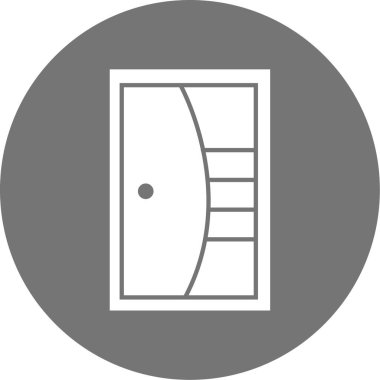 Pencere. Web simgesi basit illüstrasyon