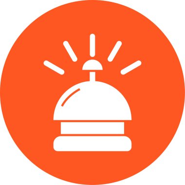 Alarm simgesi vektör illüstrasyonu