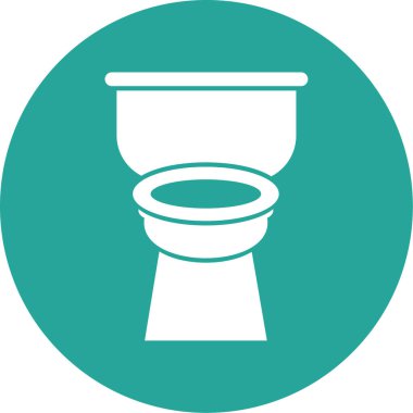 Tuvalet. Web simgesi basit tasarım