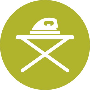 Bir sandalye simgesinin vektör illüstrasyonu