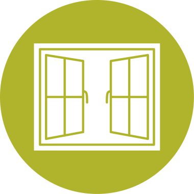 pencere simgesi vektör illüstrasyonu