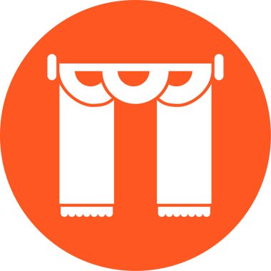 Sirk. Web simgesi basit illüstrasyon