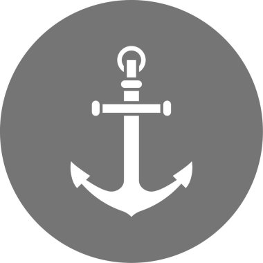 Çapa simgesi, vektör çizimi