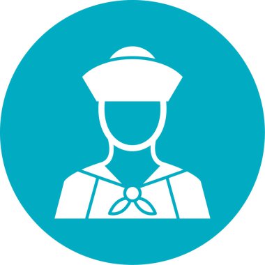 Bir polis simgesinin vektör illüstrasyonu