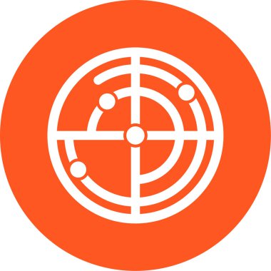 Hedef. Web simgesi basit illüstrasyon