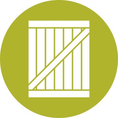 Modern b 'nin vektör illüstrasyonu kapı simgesinden yoksun