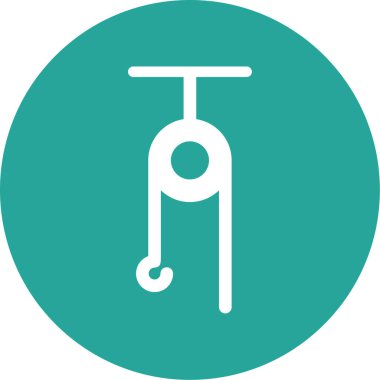 Bir bisiklet simgesinin vektör illüstrasyonu