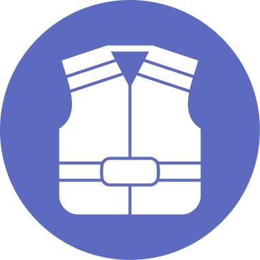 Yelek. Web simgesi basit illüstrasyon