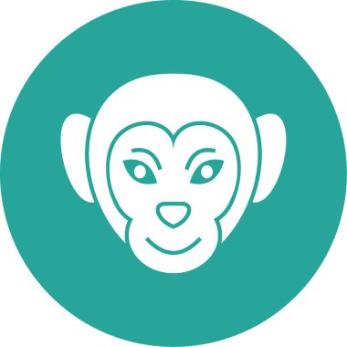 Aslan. Web simgesi basit illüstrasyon