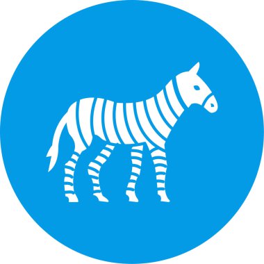 Zebra vektör resimleme