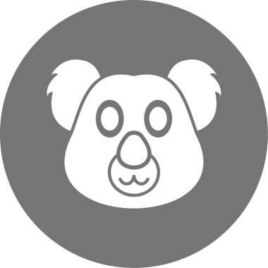 Ayı. Web simgesi basit illüstrasyon