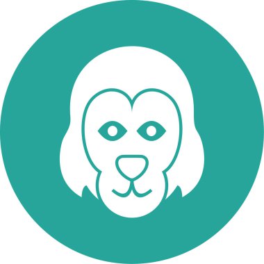 Hayvan simgesinin vektör illüstrasyonu