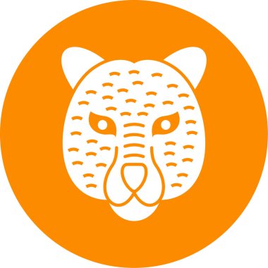 Kaplan. Web simgesi basit illüstrasyon