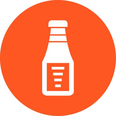 bira şişesi simgesi, vektör illüstrasyonu