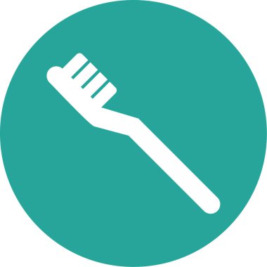 Diş fırçası. Web simgesi basit illüstrasyon