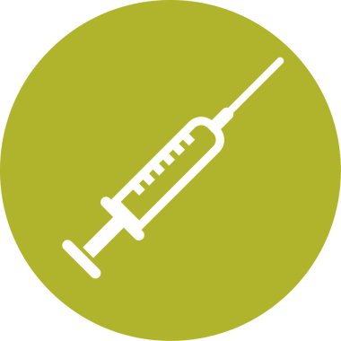 Şırınga ikonu vektör çizimi