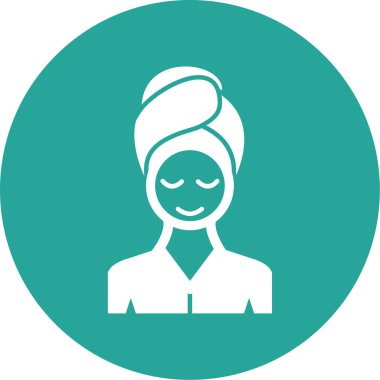 Çemberdeki bir kadının vektör çizimi