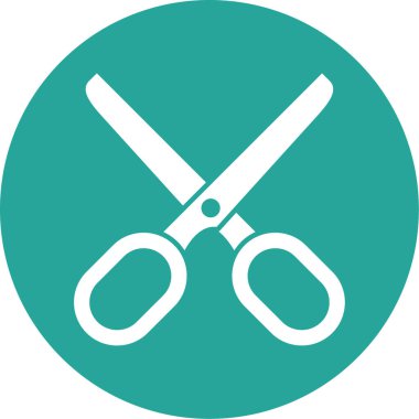 makas simgesi vektör illüstrasyonu