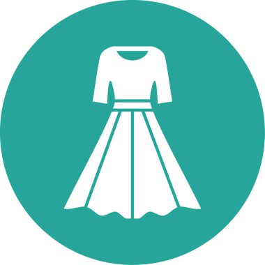 Kıyafet ikonu. vektör illüstrasyonu