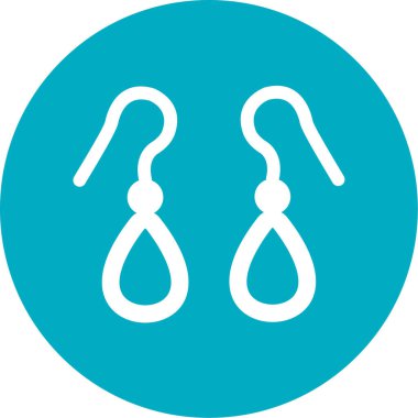 kolye simgesi vektör illüstrasyonu